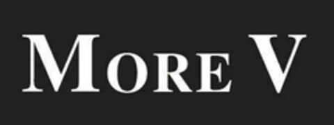 MORE V Logo (USPTO, 09/11/2012)