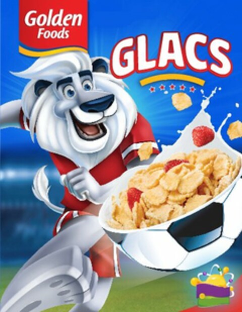GOLDEN FOODS GLACS Logo (USPTO, 24.01.2013)