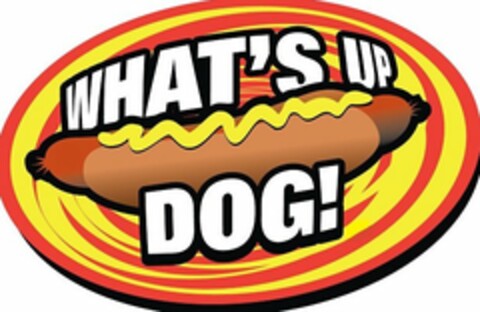 WHAT'S UP DOG! Logo (USPTO, 25.06.2013)