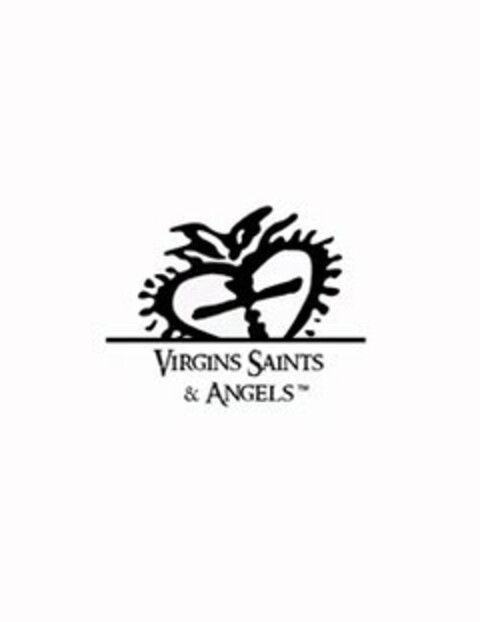 VIRGINS SAINTS & ANGELS Logo (USPTO, 31.07.2013)