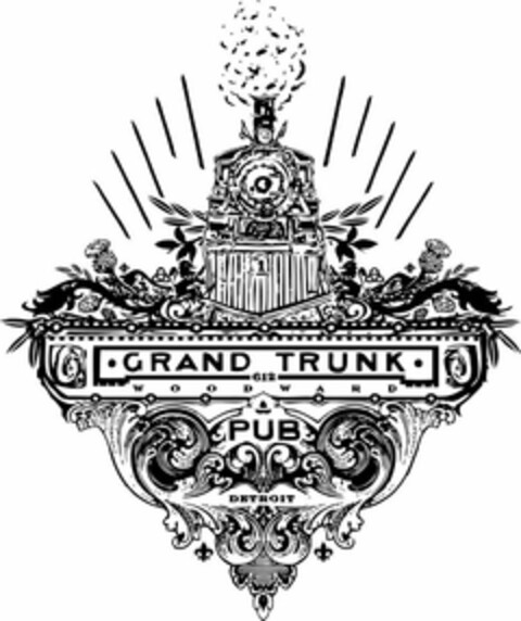 GRAND TRUNK 612 WOODWARD PUB DETROIT Logo (USPTO, 02.05.2014)