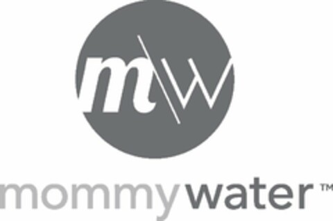 M W MOMMY WATER Logo (USPTO, 12.05.2014)