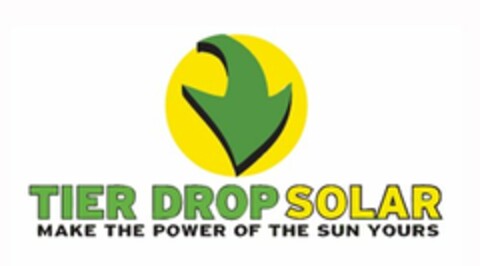 TIER DROP SOLAR MAKE THE POWER OF THE SUN YOURS Logo (USPTO, 30.10.2014)