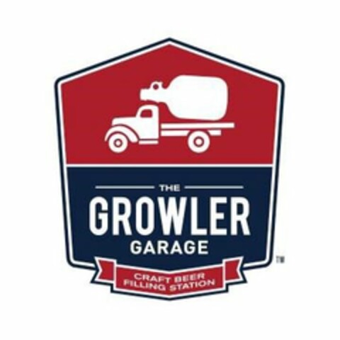 THE GROWLER GARAGE CRAFT BEER FILLING STATION Logo (USPTO, 29.04.2015)