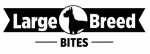 LARGE BREED BITES Logo (USPTO, 07/10/2015)