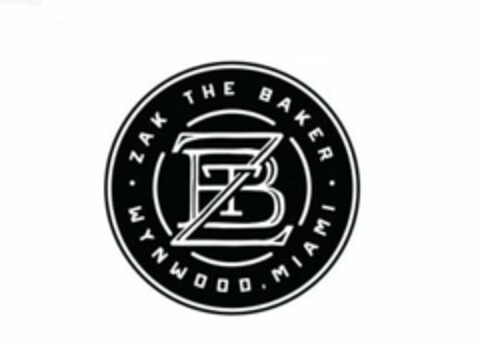 ZTB ZAK THE BAKER · WYNWOOD, MIAMI · Logo (USPTO, 07/31/2015)