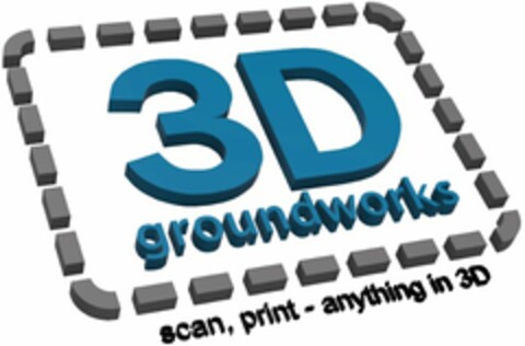 3D GROUNDWORKS SCAN, PRINT - ANYTHING IN 3D Logo (USPTO, 11.03.2016)