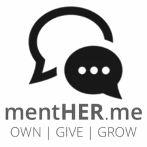 MENTHER.ME OWN GIVE GROW Logo (USPTO, 10/20/2016)