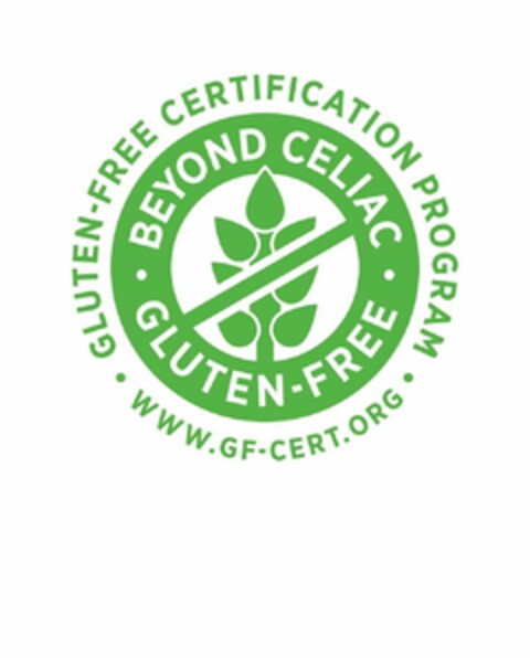 BEYOND CELIAC GLUTEN-FREE GLUTEN-FREE CERTIFICATION PROGRAM WWW.GF-CERT.ORG Logo (USPTO, 25.07.2017)