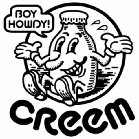 BOY HOWDY! CREEM Logo (USPTO, 07/28/2017)