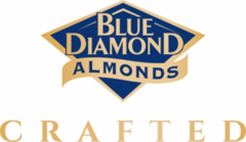 BLUE DIAMOND ALMONDS CRAFTED Logo (USPTO, 10/13/2017)