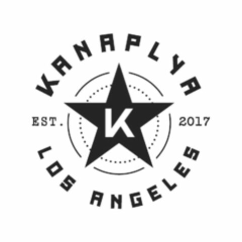 KANAPLYA LOS ANGELES EST. 2017 Logo (USPTO, 13.10.2017)