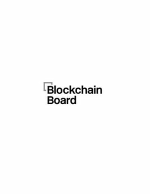 BLOCKCHAIN BOARD Logo (USPTO, 03.11.2017)