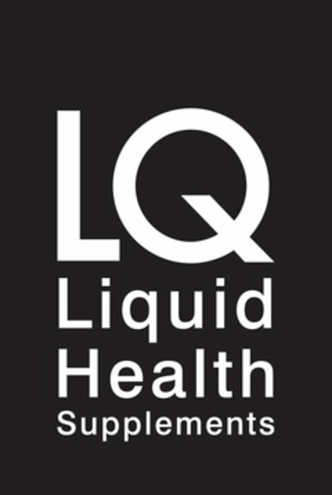 LQ LIQUID HEALTH SUPPLEMENTS Logo (USPTO, 06/27/2018)