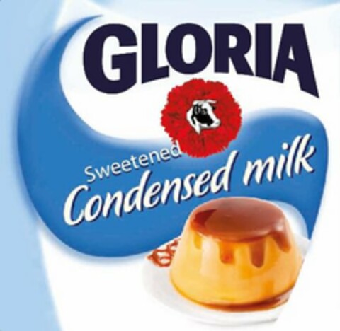 GLORIA SWEETENED CONDENSED MILK Logo (USPTO, 30.08.2018)