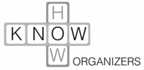 KNOW HOW ORGANIZERS Logo (USPTO, 07/24/2019)