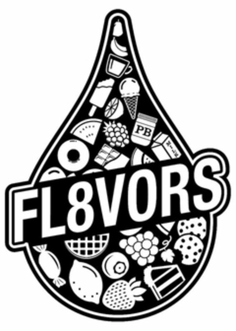 FL8VORS PB MILK Logo (USPTO, 30.12.2019)