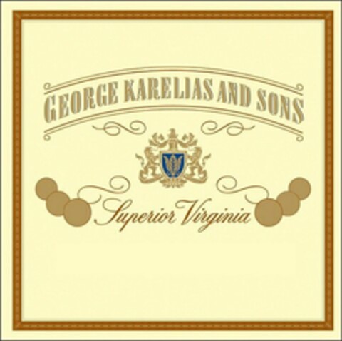 GEORGE KARELIAS AND SONS SUPERIOR VIRGINIA ESTD SINCE 1888 Logo (USPTO, 04/08/2020)