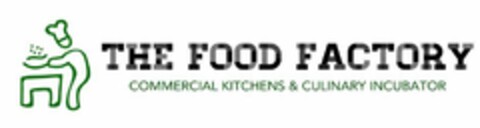 THE FOOD FACTORY COMMERCIAL KITCHENS & CULINARY INCUBATOR Logo (USPTO, 20.05.2020)