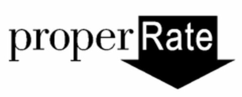 PROPER RATE Logo (USPTO, 12.06.2020)