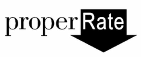 PROPER RATE Logo (USPTO, 06/12/2020)