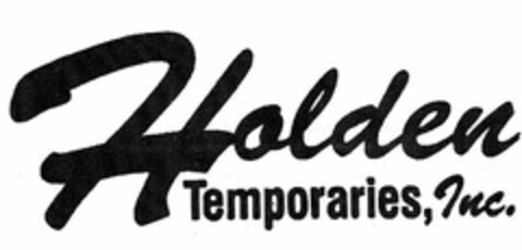 HOLDEN TEMPORARIES, INC. Logo (USPTO, 20.01.2010)