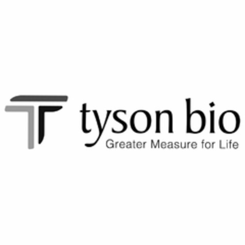 TYSON BIO GREATER MEASURE FOR LIFE Logo (USPTO, 23.09.2016)