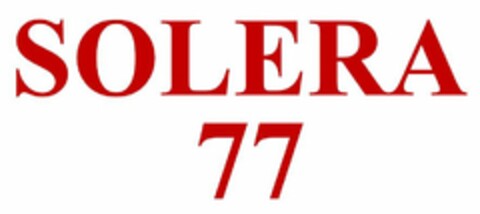 SOLERA 77 Logo (USPTO, 09.06.2017)