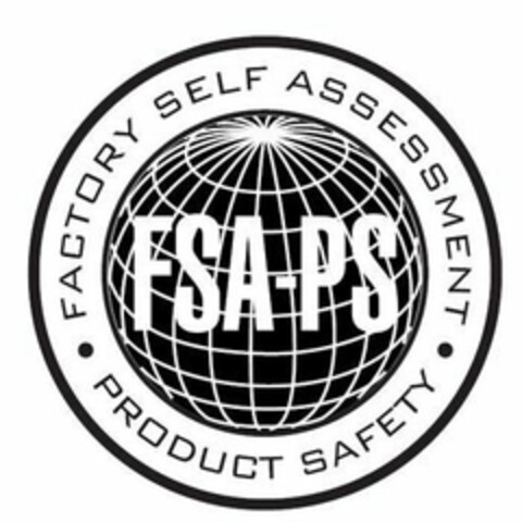 FSA-PS · FACTORY SELF ASSESSMENT · PRODUCT SAFETY Logo (USPTO, 01.07.2009)