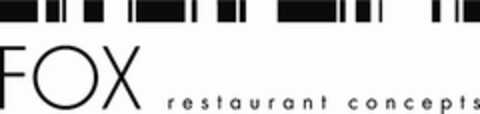 FOX RESTAURANT CONCEPTS Logo (USPTO, 17.07.2009)