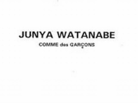 JUNYA WATANABE COMME DES GARCONS Logo (USPTO, 23.07.2009)