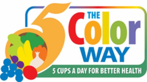 5 THE COLOR WAY 5 CUPS A DAY FOR BETTER HEALTH Logo (USPTO, 13.03.2012)