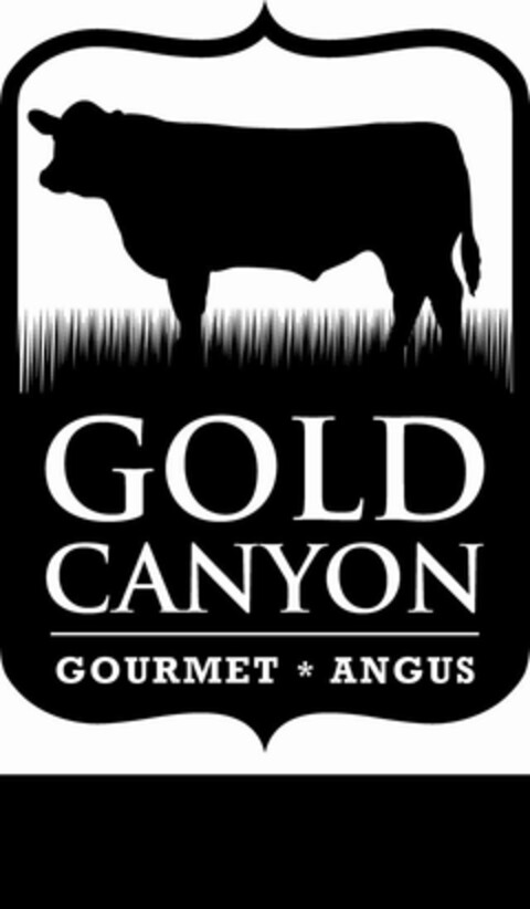GOLD CANYON GOURMET ANGUS Logo (USPTO, 14.06.2012)