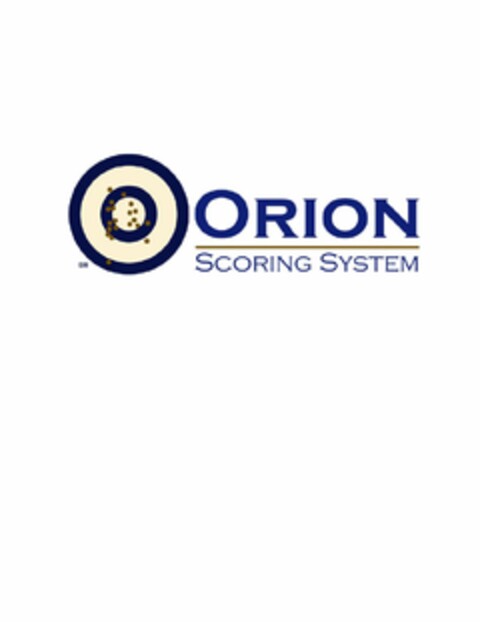 ORION SCORING SYSTEM Logo (USPTO, 07/01/2012)