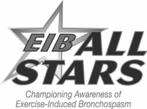 EIB ALL STARS CHAMPIONING AWARENESS OF EXERCISE-INDUCED BRONCHOSPASM Logo (USPTO, 24.01.2013)