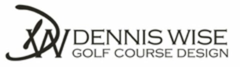 DW DENNIS WISE GOLF COURSE DESIGN Logo (USPTO, 15.04.2013)