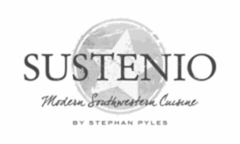 SUSTENIO MODERN SOUTHWESTERN CUISINE BY STEPHAN PYLES Logo (USPTO, 04/30/2013)