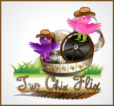 TWO CHIX FLIX Logo (USPTO, 07.08.2013)