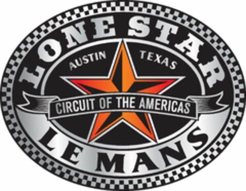 LONE STAR LE MANS CIRCUIT OF THE AMERICAS AUSTIN TEXAS Logo (USPTO, 07/18/2014)