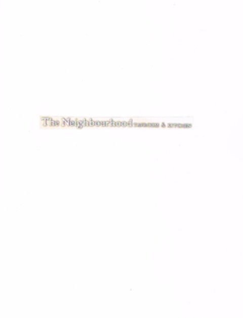 THE NEIGHBOURHOOD TAPROOM & KITCHEN Logo (USPTO, 22.10.2014)