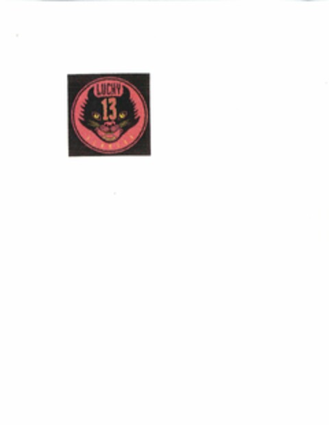 LUCKY 13 ALAMEDA Logo (USPTO, 27.04.2015)