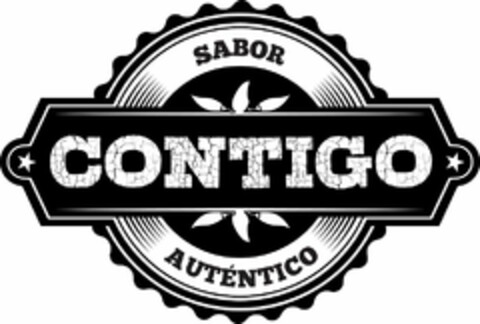 CONTIGO SABOR AUTÉNTICO Logo (USPTO, 27.01.2016)