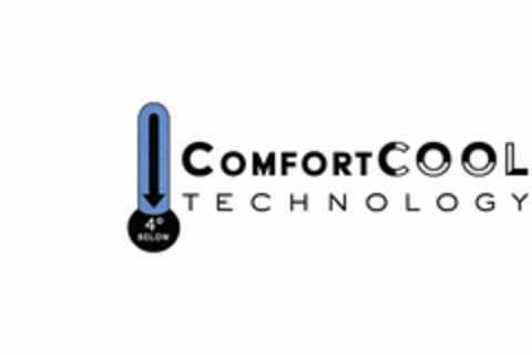 COMFORTCOOL TECHNOLOGY 4º BELOW Logo (USPTO, 08.03.2017)