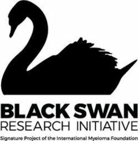 BLACK SWAN RESEARCH INITIATIVE SIGNATURE PROJECT OF THE INTERNATIONAL MYELOMA FOUNDATION Logo (USPTO, 14.02.2018)