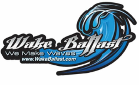 WAKE BALLAST WE MAKE WAVES WWW.WAKEBALLAST.COM Logo (USPTO, 19.12.2018)