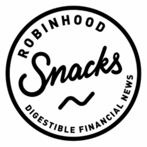 ROBINHOOD SNACKS DIGESTIBLE FINANCIAL NEWS Logo (USPTO, 15.05.2019)