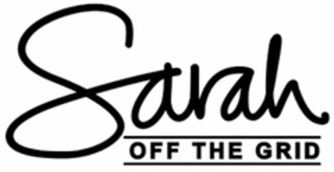 SARAH OFF THE GRID Logo (USPTO, 08.11.2019)