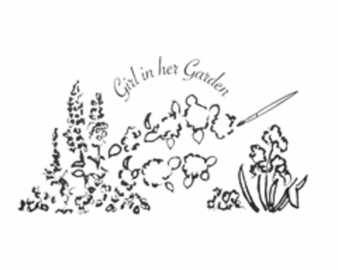 GIRL IN HER GARDEN Logo (USPTO, 04/29/2020)