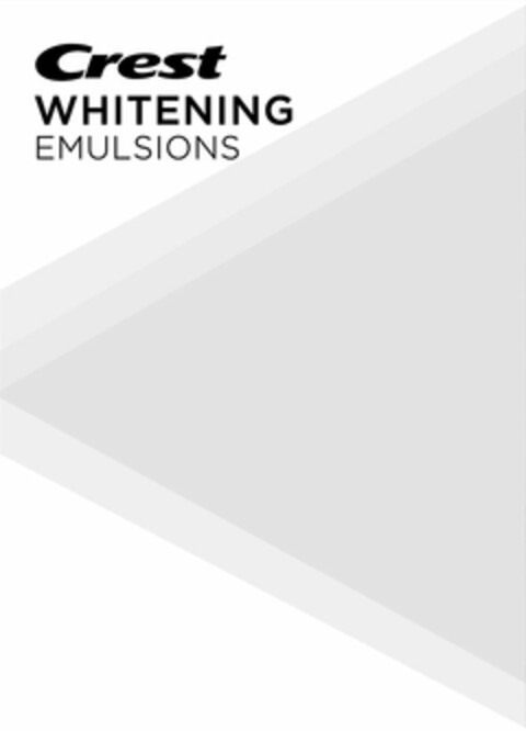 CREST WHITENING EMULSIONS Logo (USPTO, 05/06/2020)