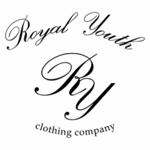 ROYAL YOUTH RY CLOTHING COMPANY Logo (USPTO, 06/04/2020)